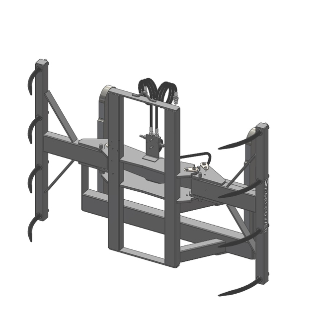 Griffe BALLEHYDRAULIQUE8 DTS Attelage JCB Q-fit Reglable Flex+couple+limiteur référence fournisseur 406517